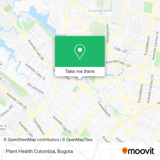 Plant Health Colombia map