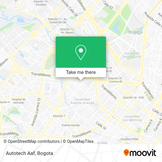 Autotech Aaf map
