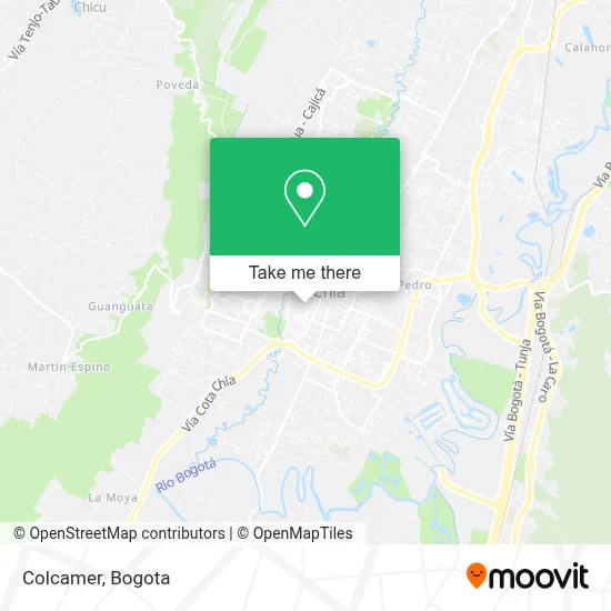Colcamer map