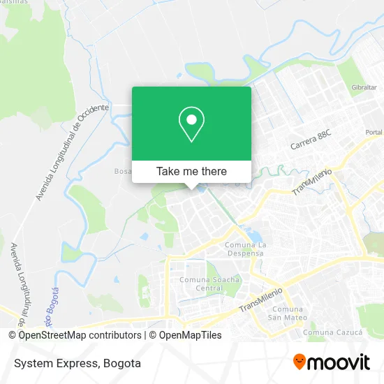 System Express map