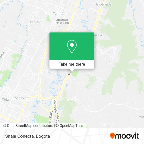 Shala Conecta map
