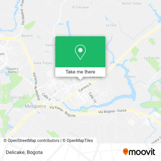 Delicake map