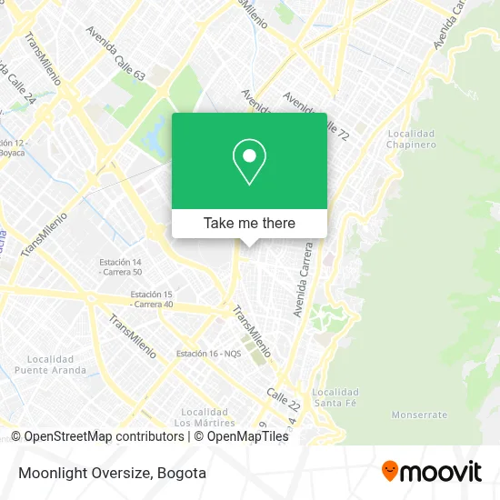 Moonlight Oversize map