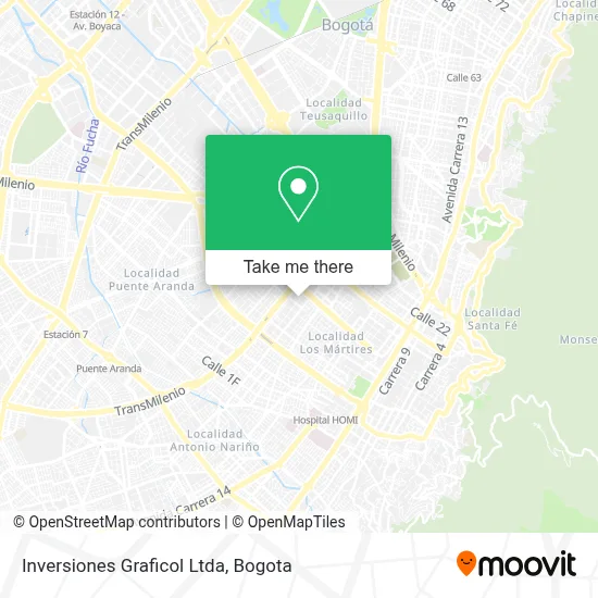 Inversiones Graficol Ltda map