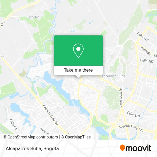Alcaparros Suba map