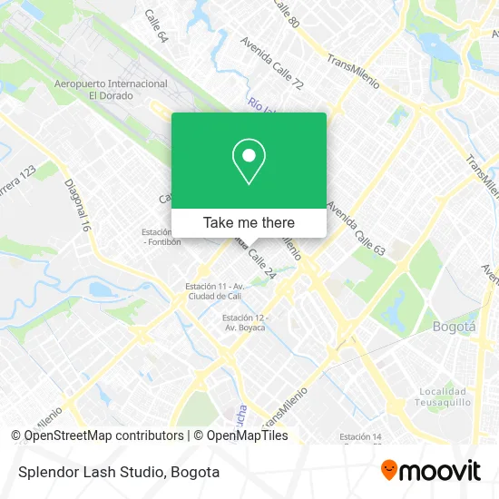 Splendor Lash Studio map