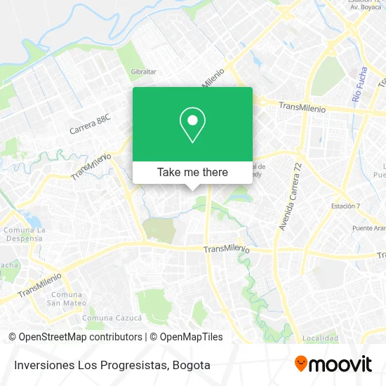 Inversiones Los Progresistas map