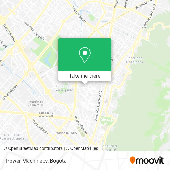 Power Machinebv map