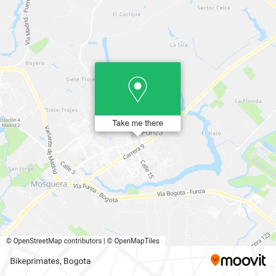 Bikeprimates map