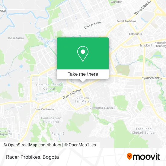 Racer Probikes map