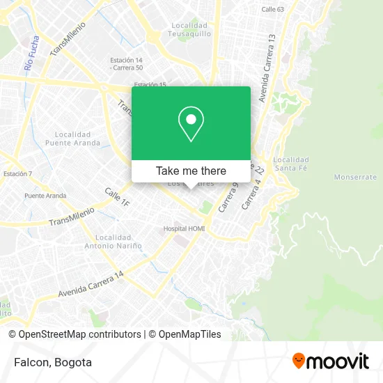 Falcon map