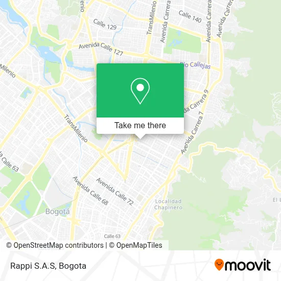 Rappi S.A.S map