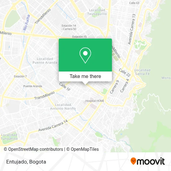 Entujado map