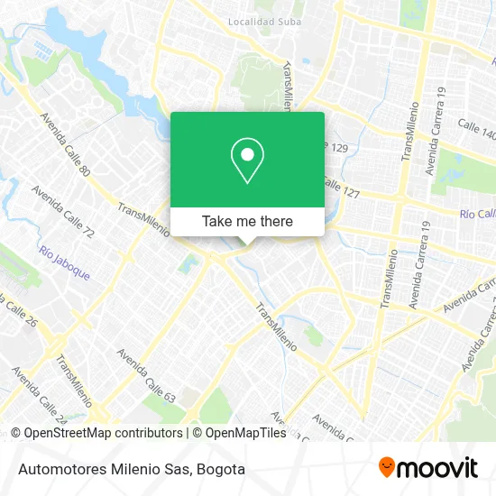 Automotores Milenio Sas map