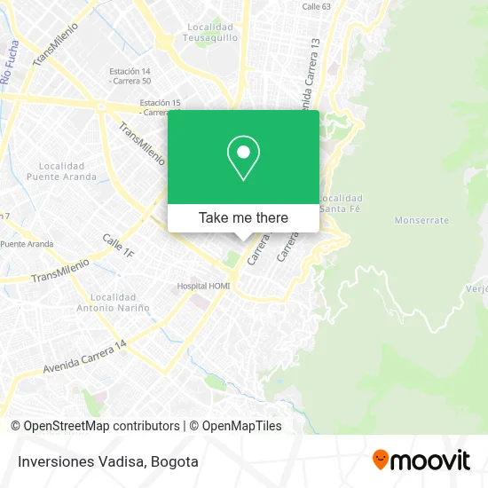 Inversiones Vadisa map