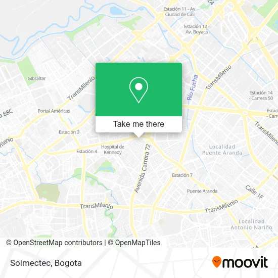 Solmectec map