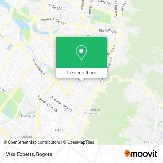 Visa Experts map