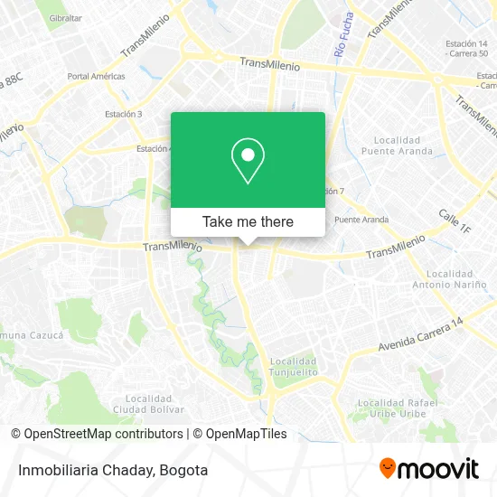 Inmobiliaria Chaday map