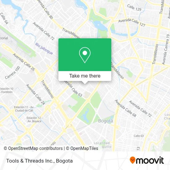 Tools & Threads Inc. map