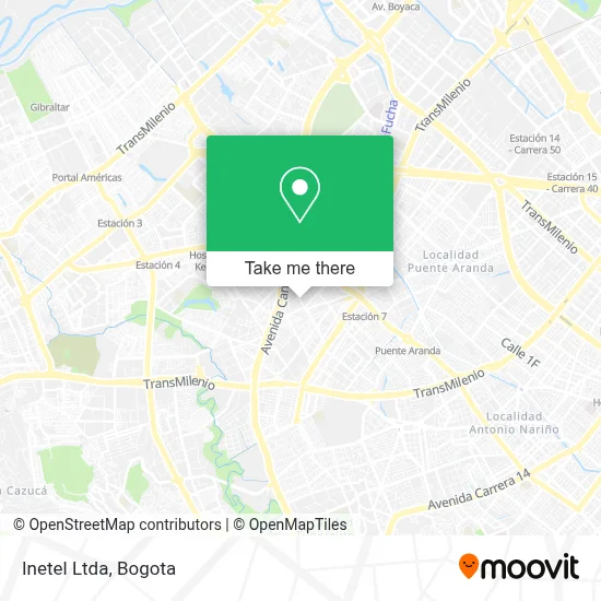 Inetel Ltda map