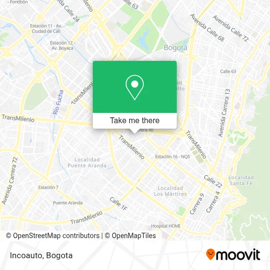 Incoauto map