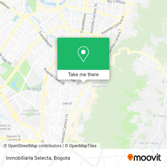 Inmobiliaria Selecta map