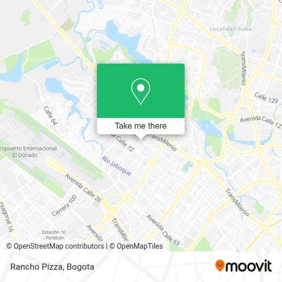 Rancho Pizza map