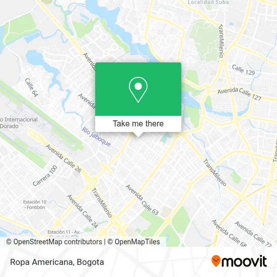 Ropa Americana map