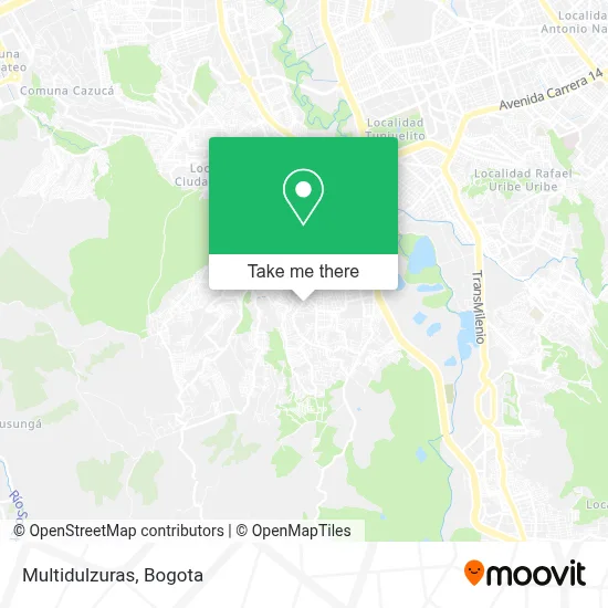 Multidulzuras map