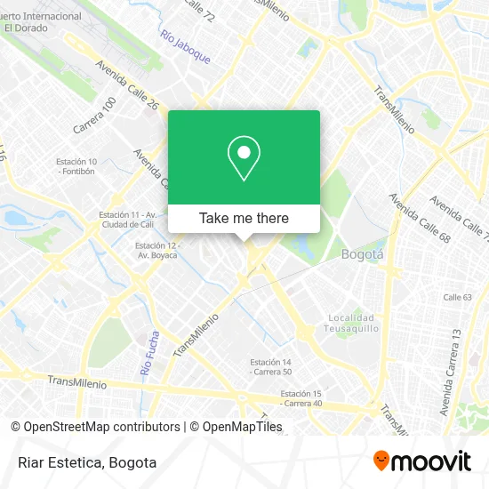 Riar Estetica map