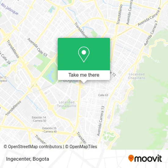 Ingecenter map