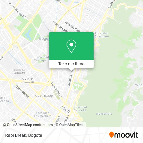Mapa de Rapi Break