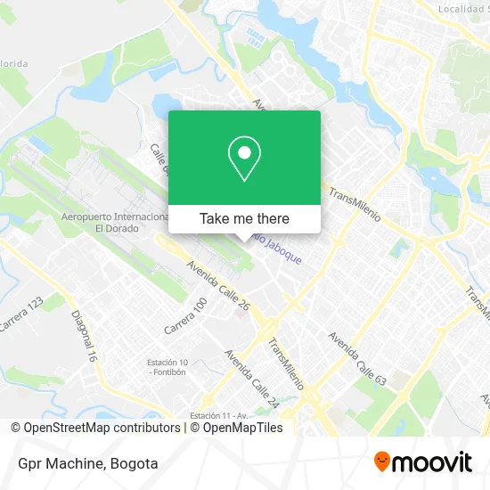 Gpr Machine map