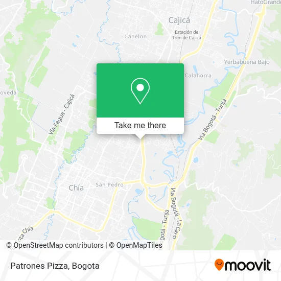 Patrones Pizza map