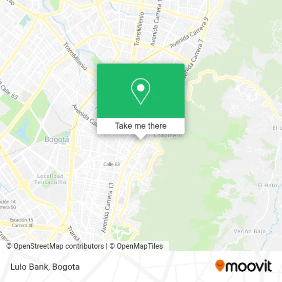 Lulo Bank map