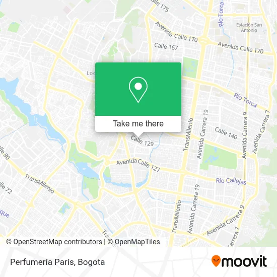 Perfumería París map