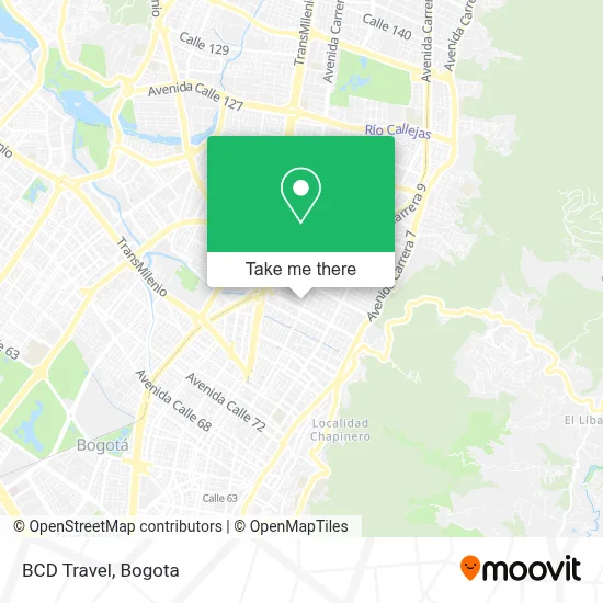 Bcd Travel map