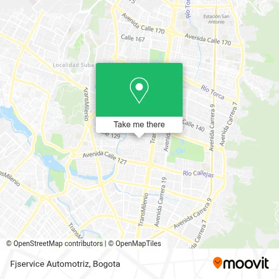 Fjservice Automotriz map