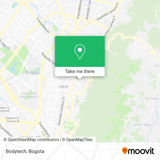 Bodytech map