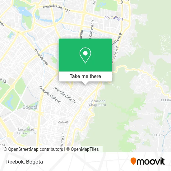 Reebok map