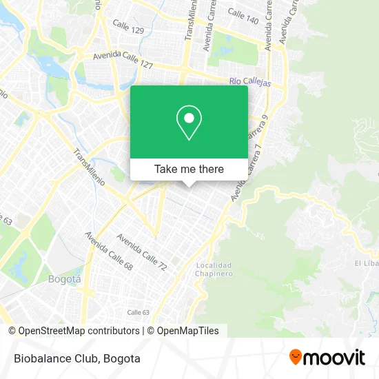 Biobalance Club map