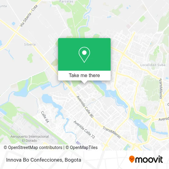 Innova Bo Confecciones map