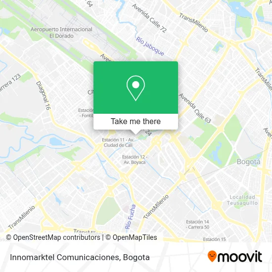 Innomarktel Comunicaciones map
