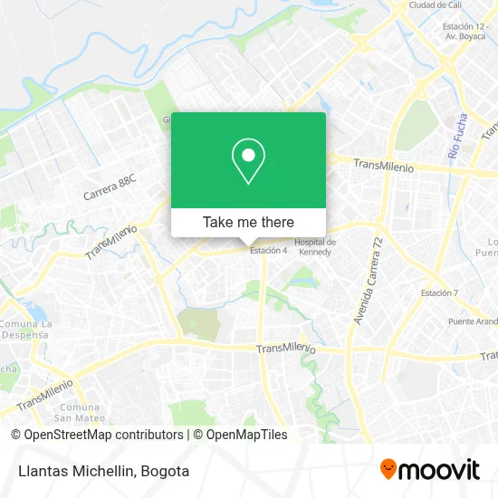 Llantas Michellin map