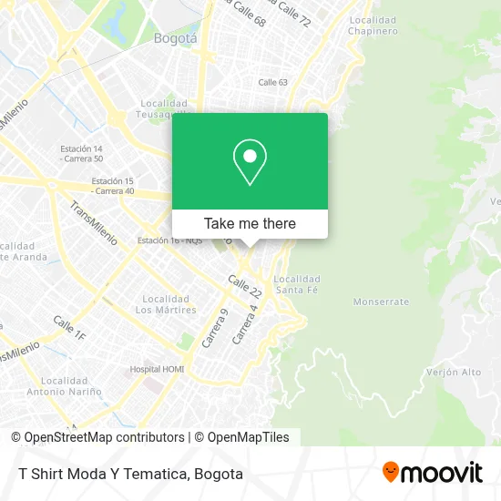 T Shirt Moda Y Tematica map
