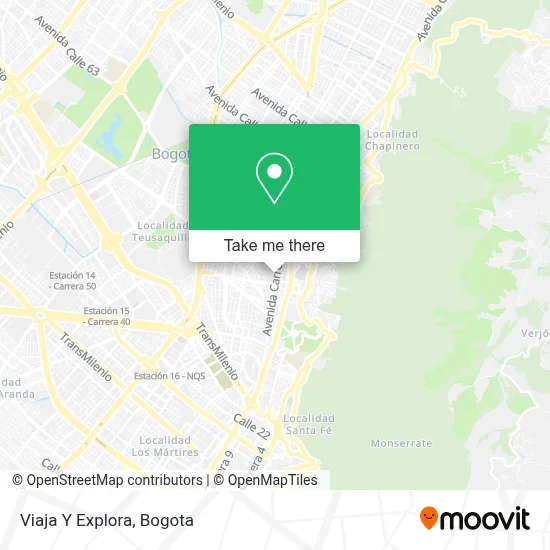 Viaja Y Explora map