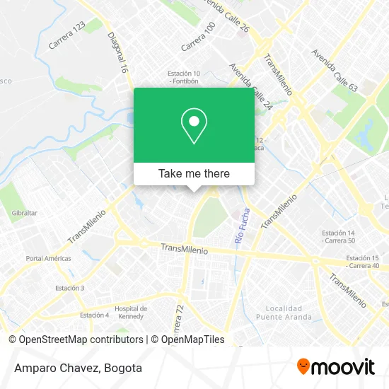 Amparo Chavez map