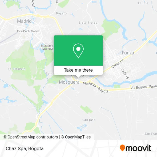 Chaz Spa map