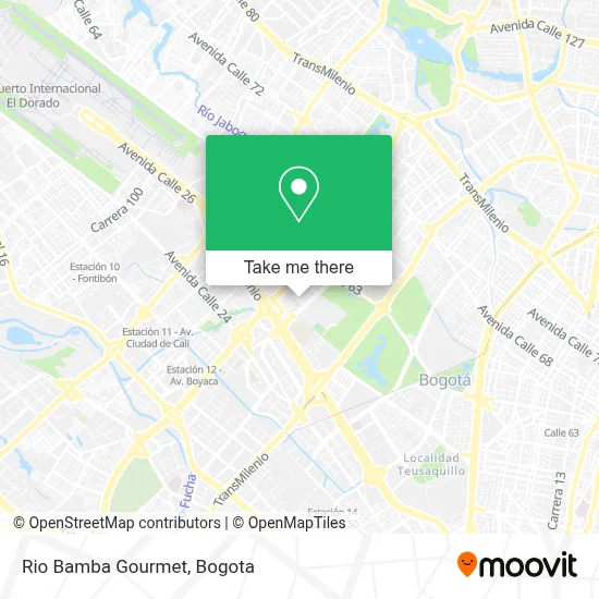 Rio Bamba Gourmet map