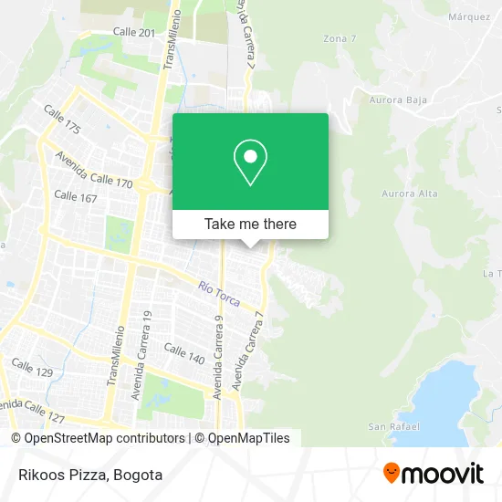 Rikoos Pizza map